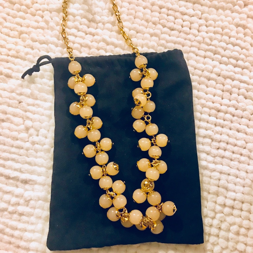 Jcrew Blush Ball Necklace